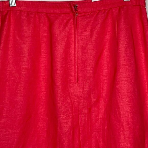 Vintage Maggy London Red Skirt‎ Set - Picture 5 of 10